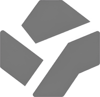 Минималистичный абстрактный логотип гостиницы Полесье в серых тонах на белом фоне